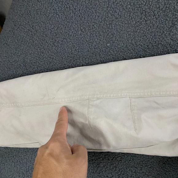 Vintage L.L. Bean Chore Jacket Womens S Canvas Sherpa Fleece Lined Barn Coat - Picture 7 of 14